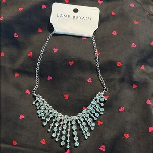 Lane Bryant Silver Necklace with Dazzling Accents